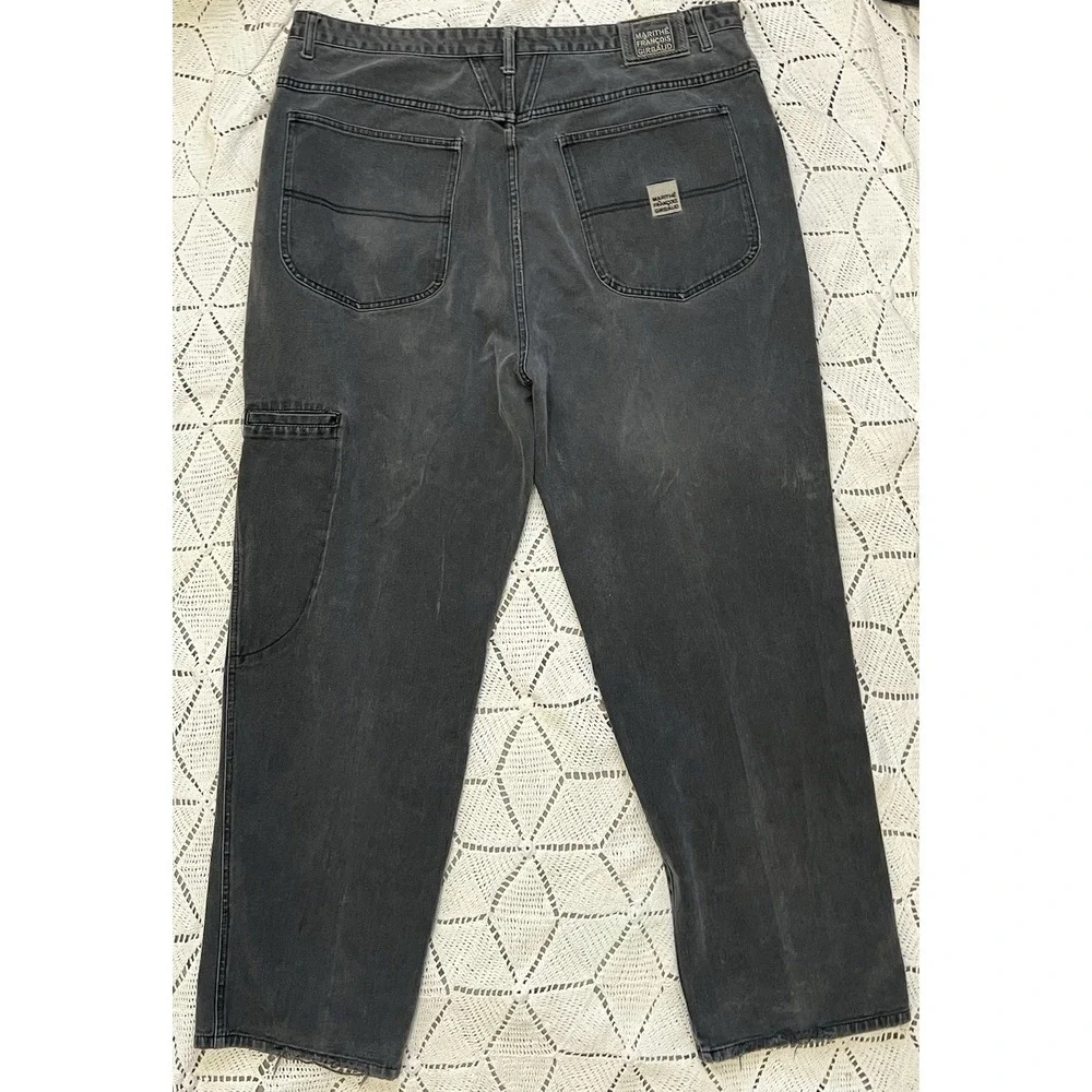 Girbaud Vintage Black Jeans Size 44L Streetwear  Faded Utility Denim Y2K Relaxed